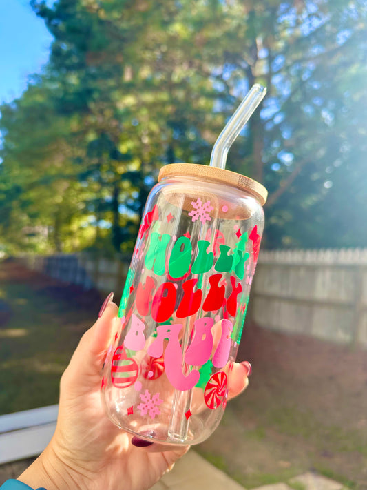 16 oz Beer can glass